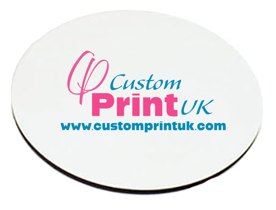 Custom Printed Round Coasters | MDF with Cork Backing