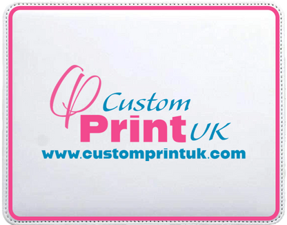 Custom Printed Mouse Mat - Add Your Logo | Faux Leather